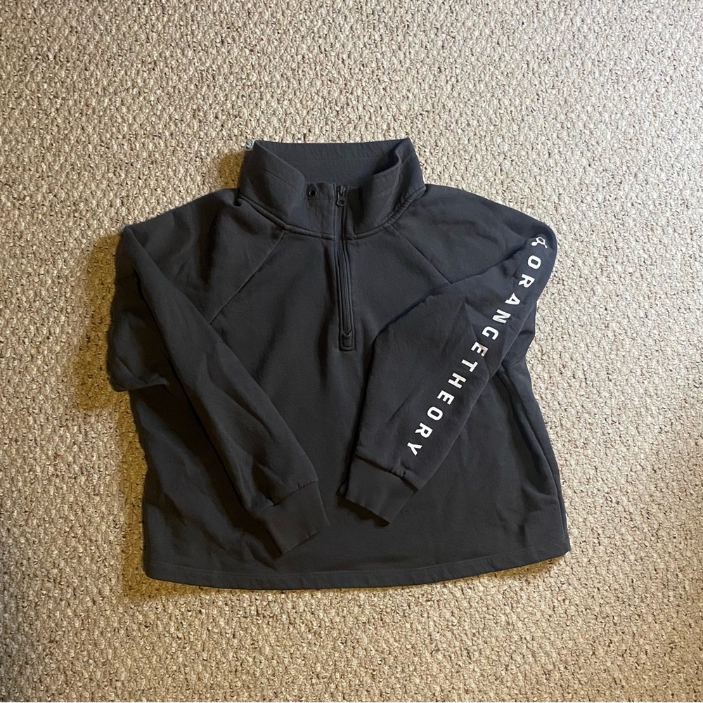 Orangetheory Charcoal Zip-Up Jacket